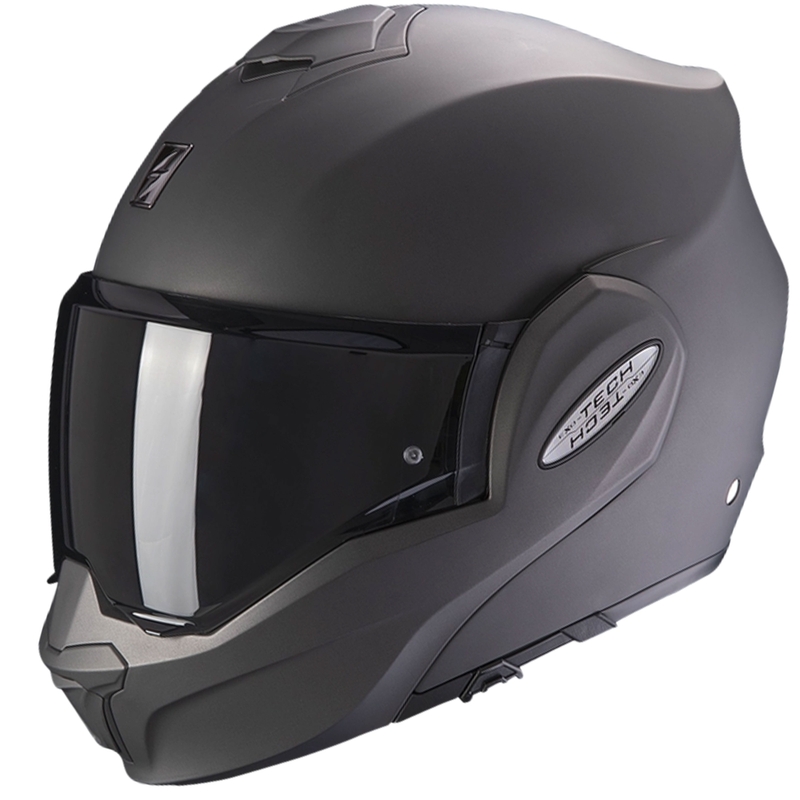 Preklápacia helma na motorku Scorpion EXO-TECH EVO Solid matná antracitová