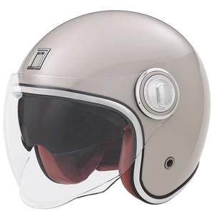 Otvorená prilba NOX PREMIUM Heritage champagne ružová