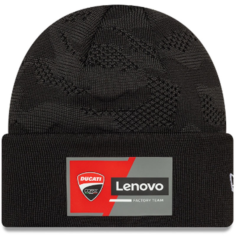 Čiapka Team Wide Cuff Knit Ducati čierna