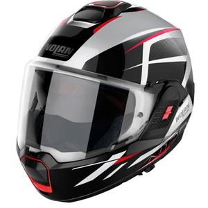 Preklápacia helma Nolan N120-1 Nightlife N-com 27 biela