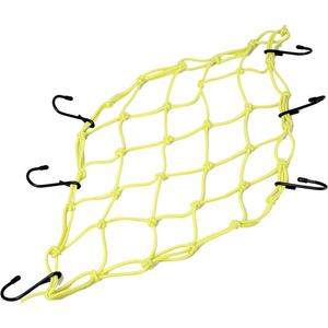 Moto sieťka na motorku - Pavúk - fluo žltý