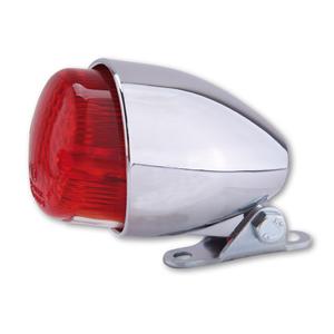 Zadné svetlo na motorku Highsider Smart Texas chrómované