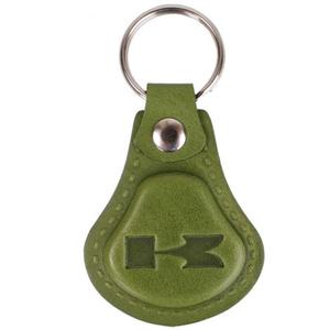 Kožený prívesok na kľúče Kawasaki zelený