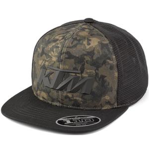 Šiltovka KTM Camo Trucker čierno-camo zelená