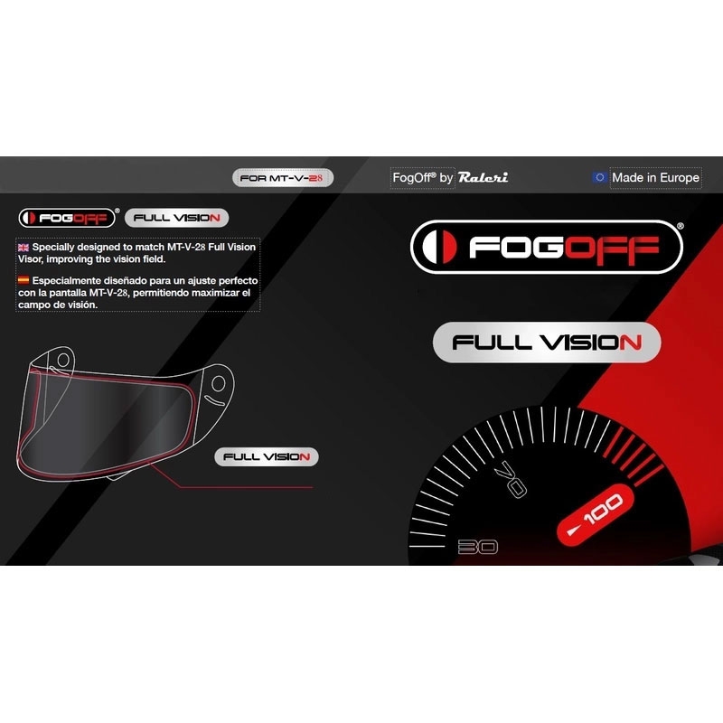Fólia proti zahmlievaniu FOGOFF FOG010 pre plexi MT-V-28