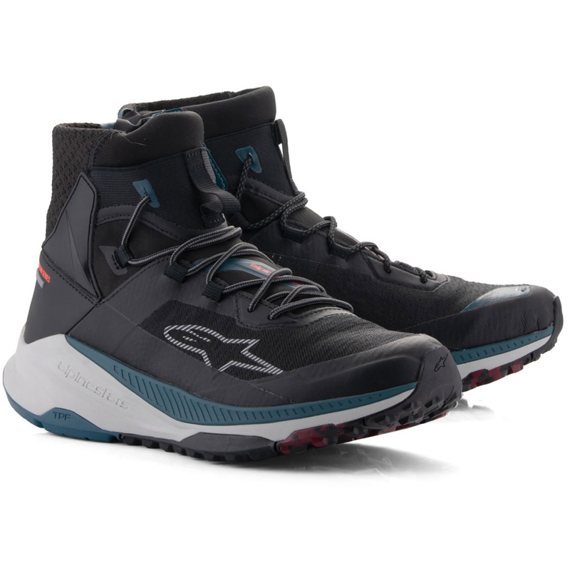 Topánky na motorku Alpinestars Speedforce XR čierno-modro-zeleno-šedé