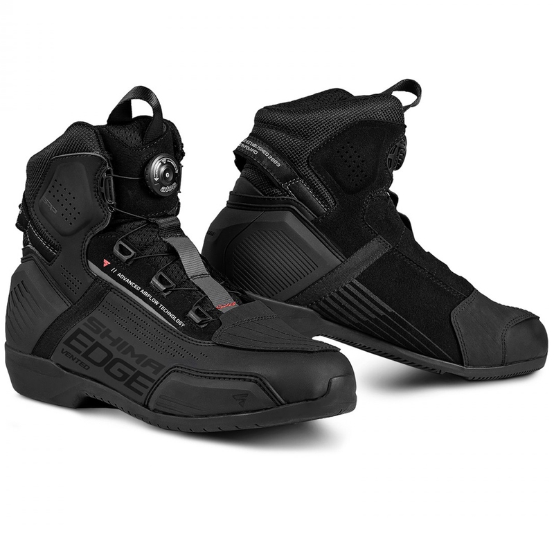 Topánky na motocykel Shima Edge Vent čierne