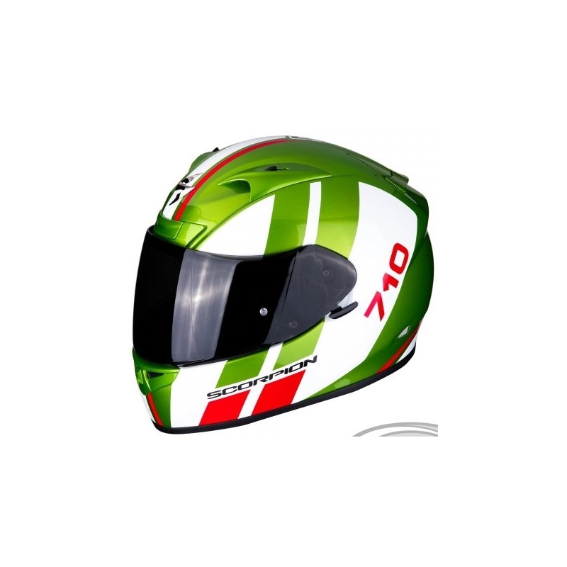 Integrálna prilba Scorpion EXO-710 Air GT zeleno-bielo-červená