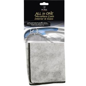 Utierka z mikrovlákna pre sklá a interiér Dr. Wack All in One Microfibre cloth šedá