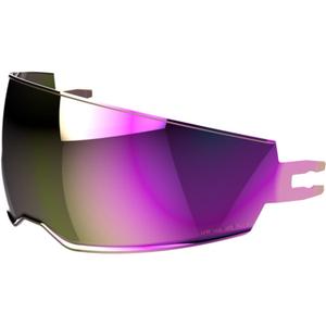 Plexi pre helmy na motorku Airoh Connor/Spark 2 strieborne irídiové