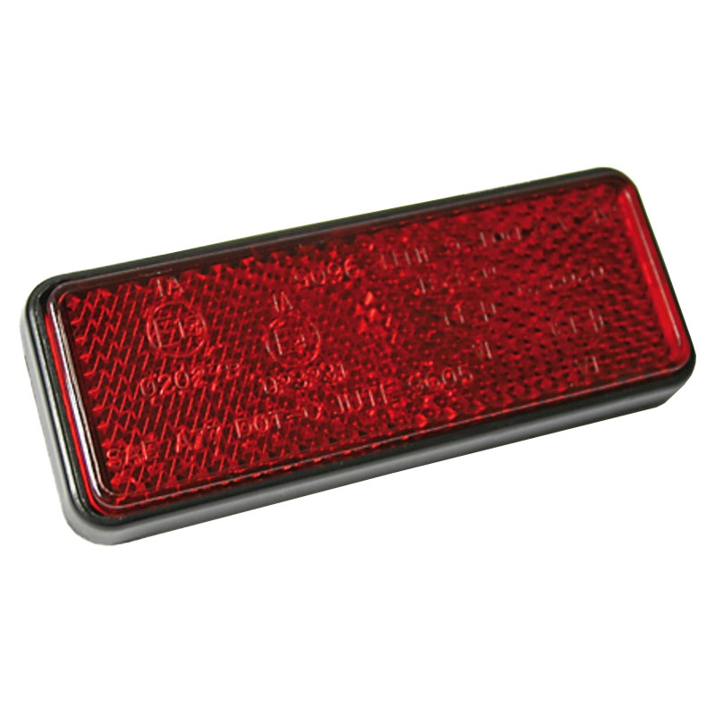 Odrazka Highsider Smart so závitom 85x30 mm červená