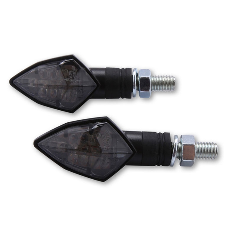 Blinkre na motorku Highsider Smart Rock LED čierne
