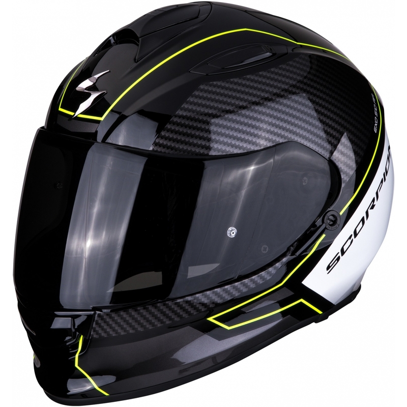 Integrálna prilba Scorpion EXO-510 Air Frame čierno-bielo-fluo žltá výpredaj
