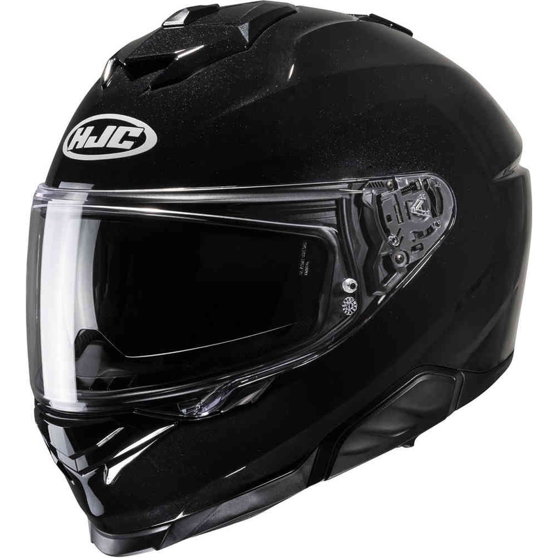 Integrálna prilba na motocykel HJC i71 Solid čierná metalická - II. akosť