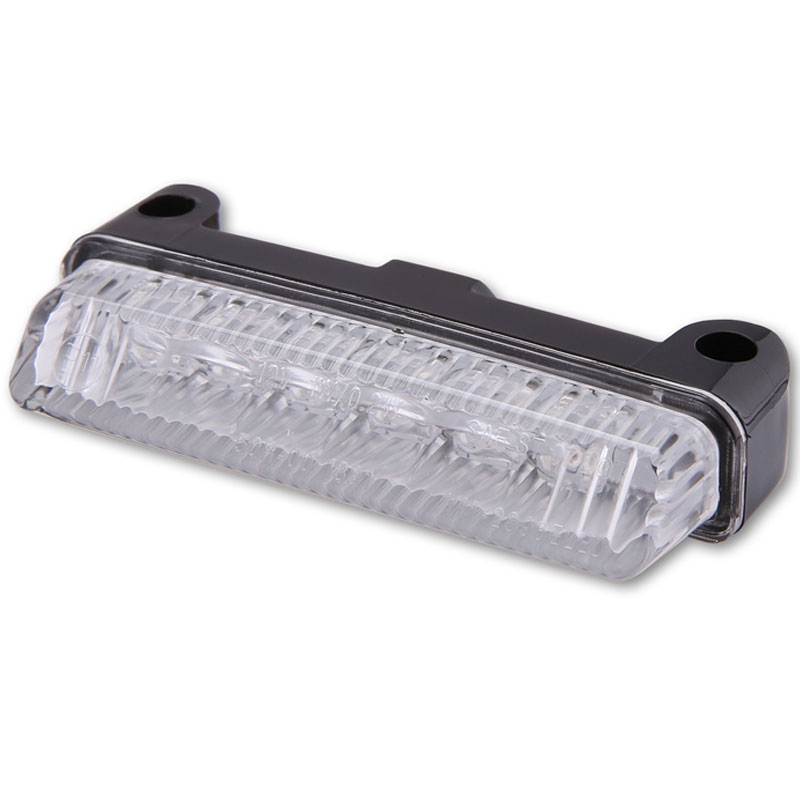 Zadné svetlo na motorku Highsider Smart Mini LED čierno-číre