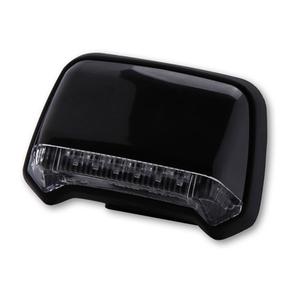 Zadné svetlo na motorku Highsider Smart LED pre montáž na blatník čierne