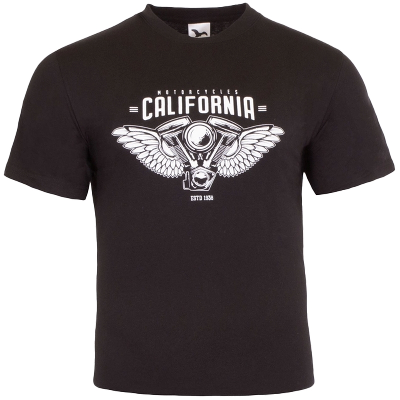 Tričko RSA Motorcycles California čierne