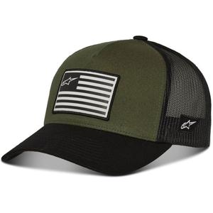 Šiltovka Alpinestars Flag Snap Hat zeleno-čierna