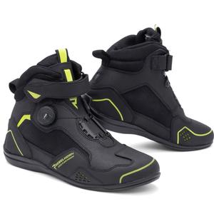 Topánky na motocykel Rebelhorn Spark II čierno-fluo žlté