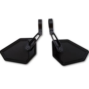 Zrkadlá na konce riadidiel Highsider Nova-Race čierne 2 ks