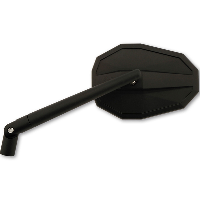 Zrkadlo Highsider Smart Fairing Straight čierne