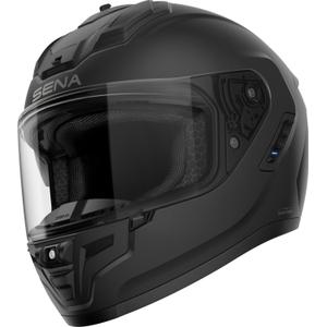 Integrálna Mesh helma na motorku SENA s headsetom Phantom matná čierna
