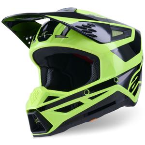 Motokrosová prilba Alpinestars S-M3 Heat fluo žlto-čierna