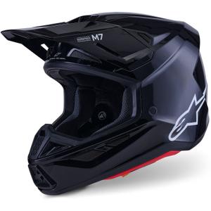 Motokrosová prilba Alpinestars SM7 Solid čierna