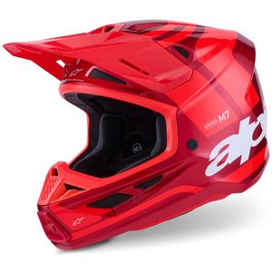 Motokrosová prilba Alpinestars SM7 Core červená