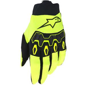 Motokrosové rukavice Alpinestars Full Bore V2 fluo žlto-čierne