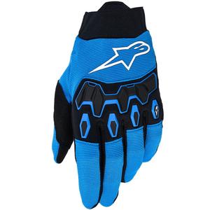 Motokrosové rukavice Alpinestars Full Bore V2 modro-čierne