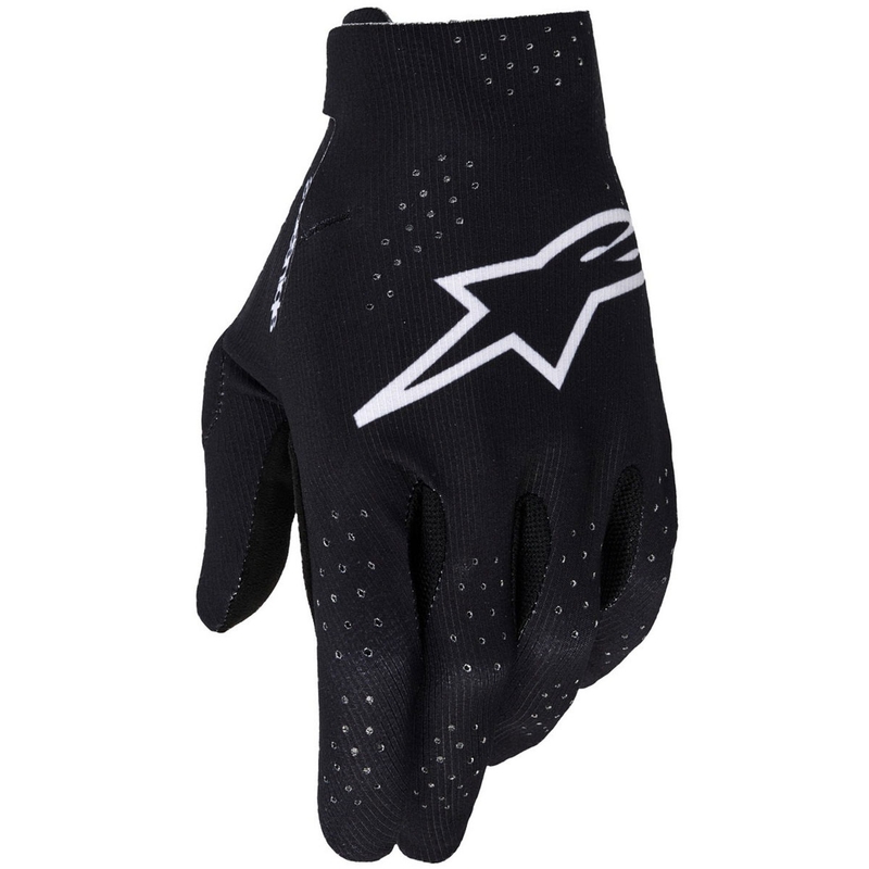 Motokrosové rukavice Alpinestars Supertech MX čierno-biele