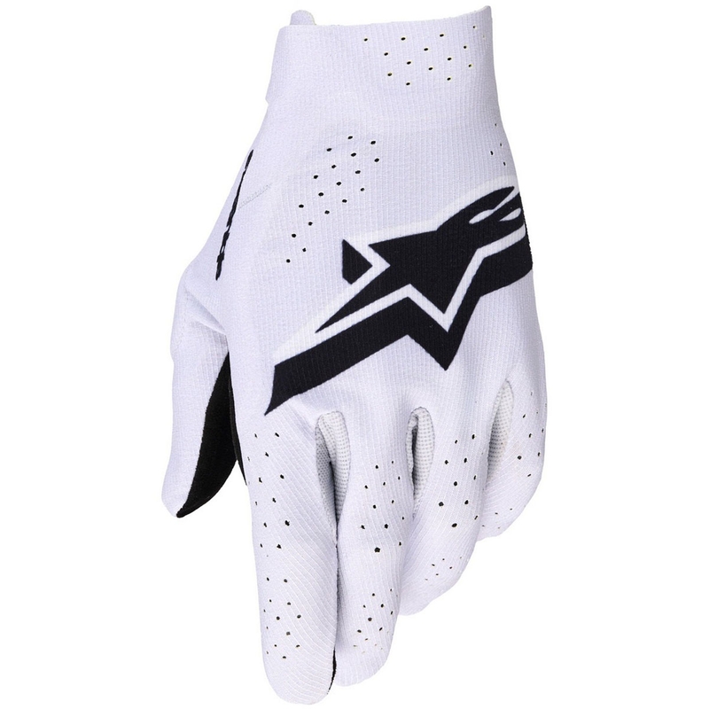 Motokrosové rukavice Alpinestars Supertech MX svetlo orgovánovo-čierne
