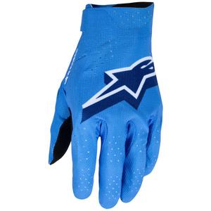 Motokrosové rukavice Alpinestars Supertech MX modro-bielo-čierne