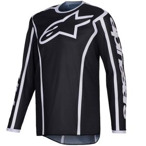 Motokrosový dres Alpinestars Fluid Apex čierno-sivý