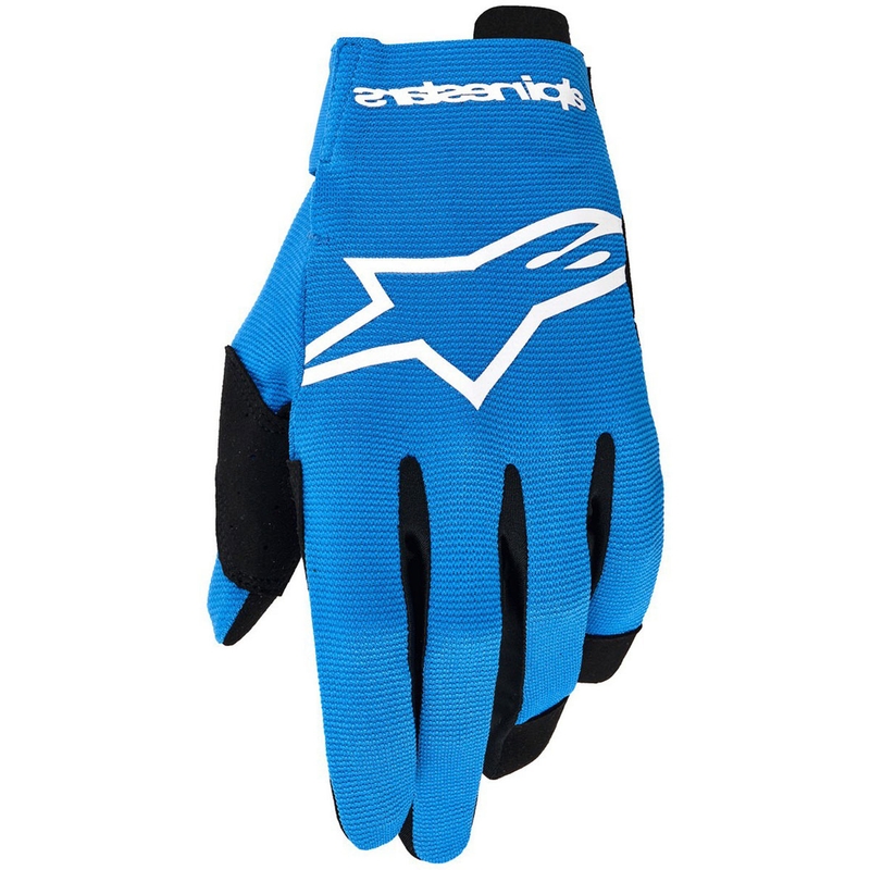 Motokrosové rukavice Alpinestars Radar modro-biele
