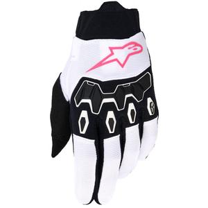 Dámske motokrosové rukavice Alpinestars Stella Full Bore V2 fialovo-bielo-čierne