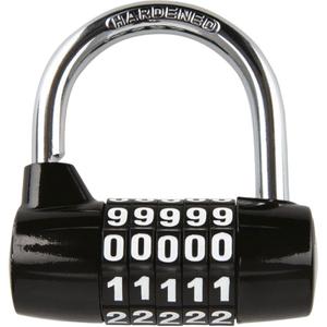 Zámok U profil Oxford 5-DIGIT čierny
