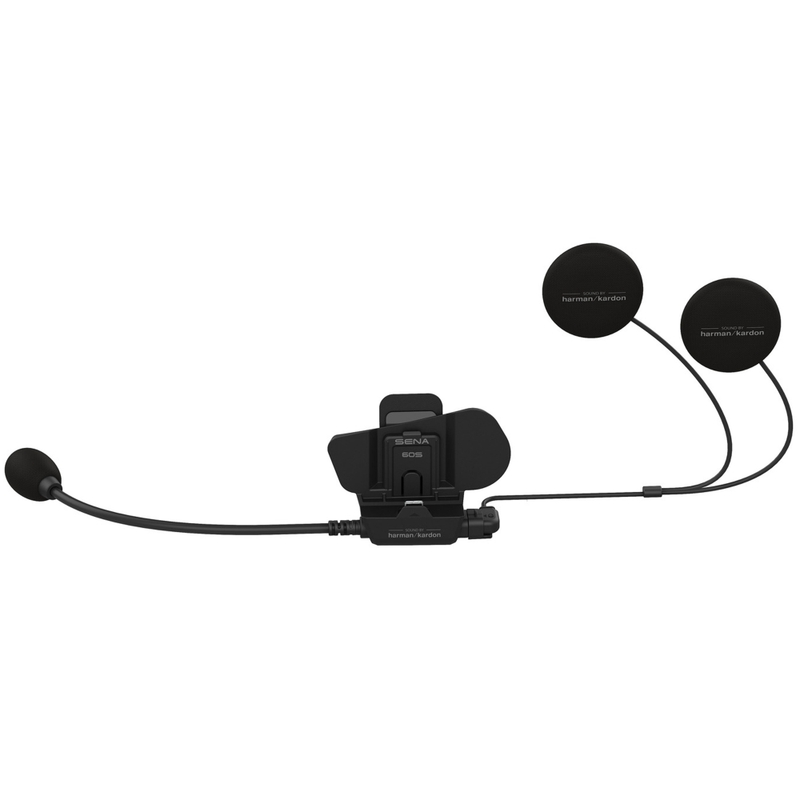 Držiak na prilbu s príslušenstvom pre headset Sena 60S vrátane pevného mikrofónu čierny