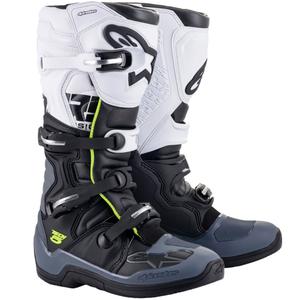 Topánky na motorku Alpinestars TECH 5 čierno-šedo-bielo-fluo žlté
