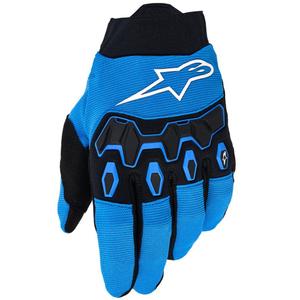 Detské rukavice na motorku Alpinestars Full Bore V2 Youth/Kids modro-čierne