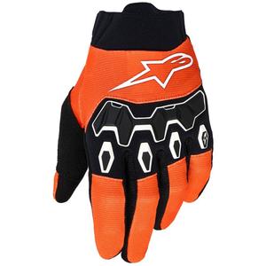 Detské motokrosové rukavice Alpinestars Full Bore V2 Youth/Kids oranžovo-bielo-čierno-modré