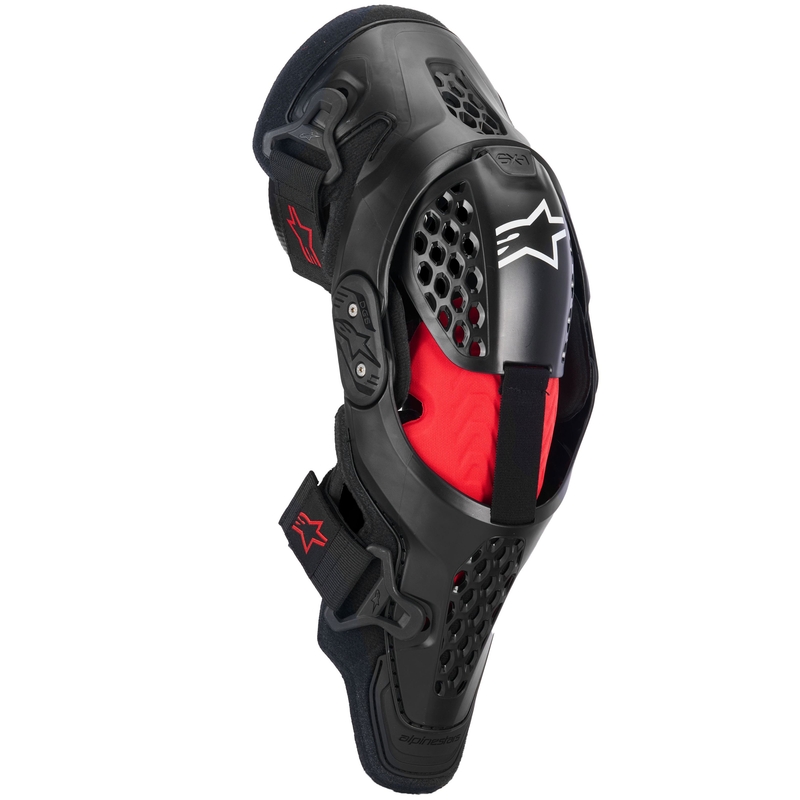 Chrániče kolien Alpinestars SX-1 Plasma čierno-červeno-sivé