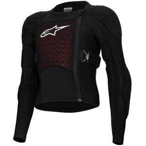 Detský chránič tela Alpinestars Bionic Plasma LT Youth dlhý rukáv čierno-červeno-biely