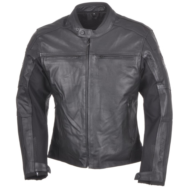 Bunda na motocykel Ayrton Classic Leather čierna