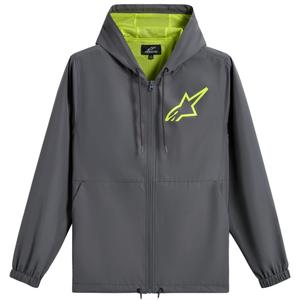 Bunda Alpinestars Speeder Chromium Windbreaker šedo-fluo žltá
