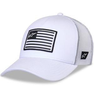 Šiltovka Alpinestars Flag Snap Hat bielo-biela