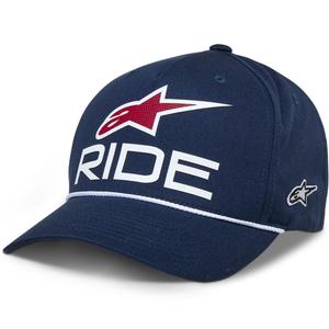 Šiltovka Alpinestars Ride Comp Snapback modro-bielo-červená