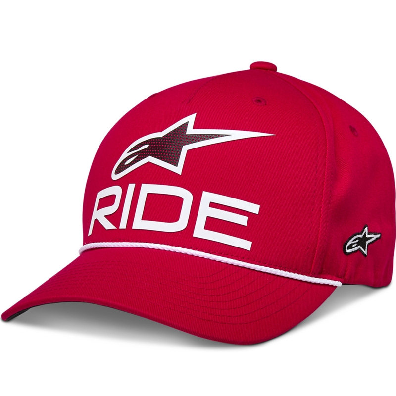 Šiltovka Alpinestars Ride Comp Snapback červeno-bielo-čierna