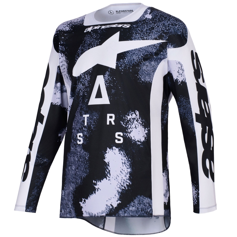 Motokrosový dres Alpinestars Racer Lahnd stupňa šedej-camo
